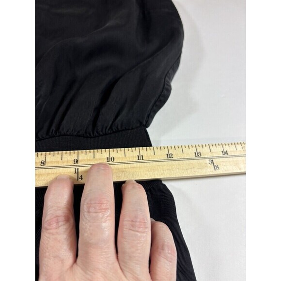 5 a 7 Cinq a Sept Anthropologie Amia Jumpsuit Black XS Spaghetti Straps Pockets - Picture 7 of 16